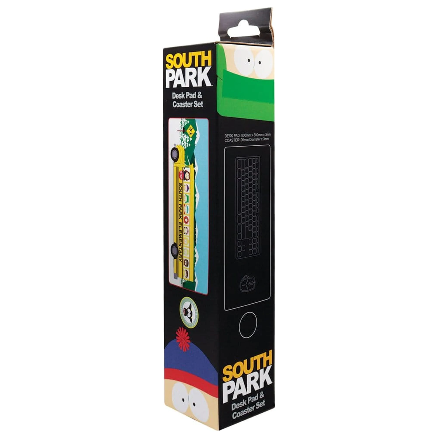 South Park Desk Pad & Coaster Set Elementary School Bus product photo