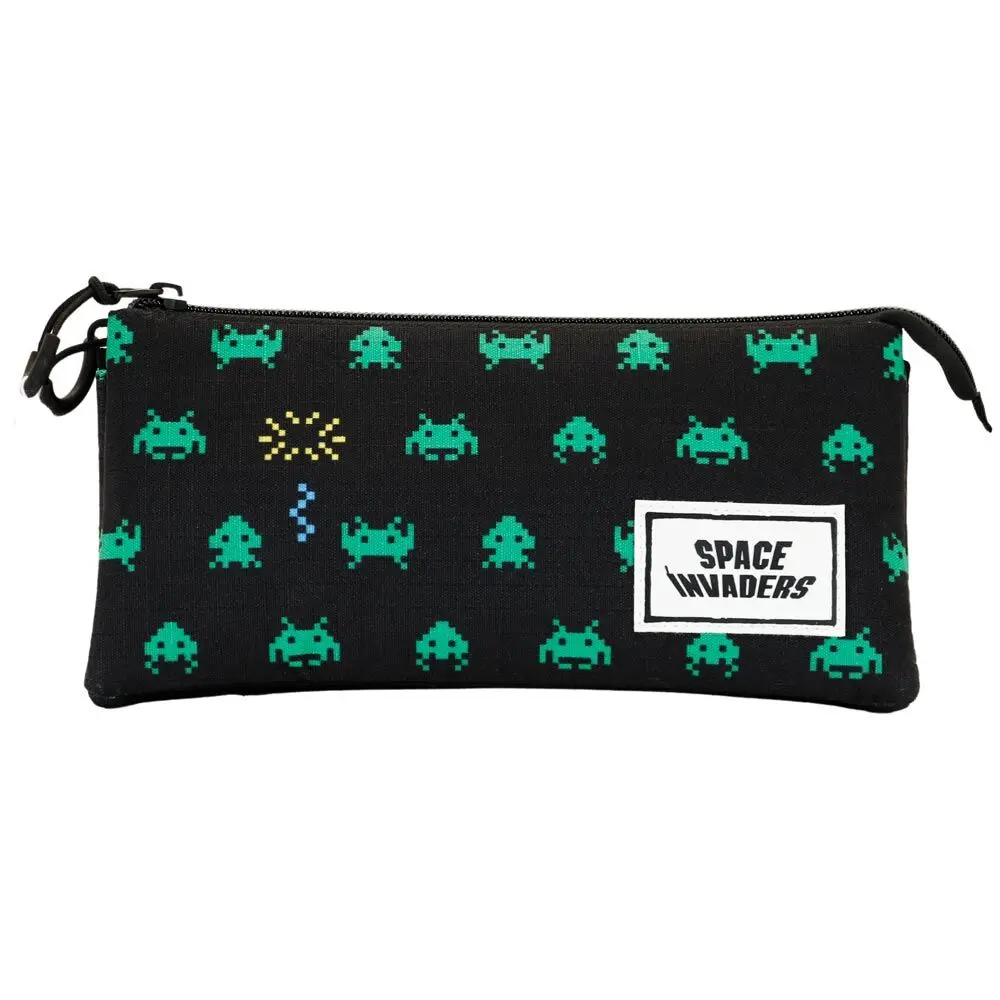 Space Invaders Hi Score triple pencil case product photo
