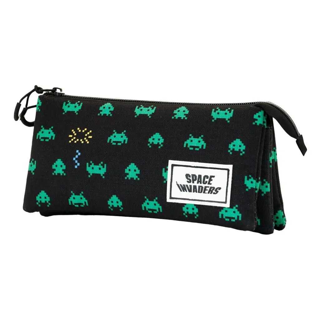 Space Invaders Hi Score triple pencil case product photo