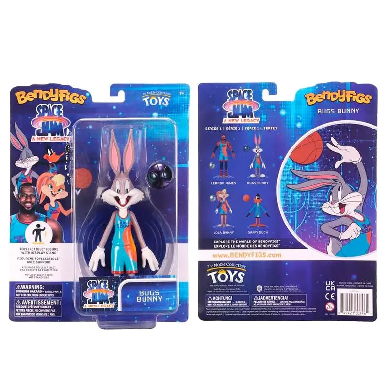 Space Jam 2 Bendyfigs Bendable Figure Bugs Bunny 19 cm product photo