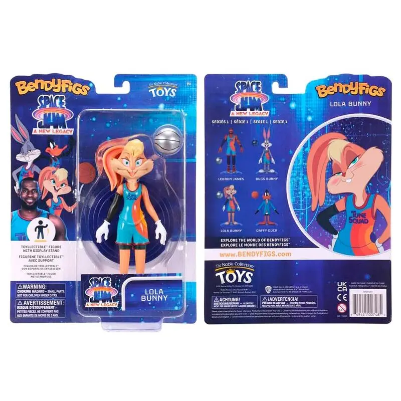 Space Jam 2 Bendyfigs Bendable Figure Lola Bunny 19 cm product photo