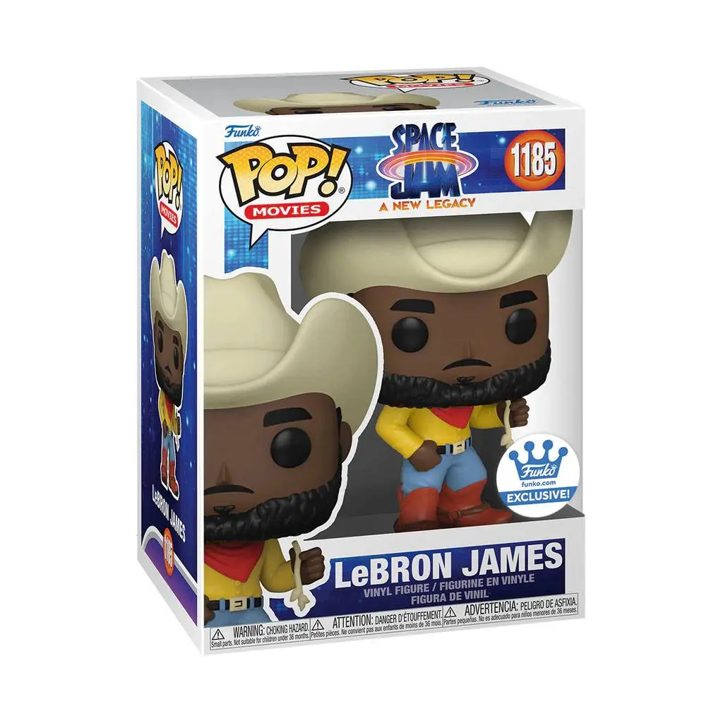 Space Jam 2 POP! Movies Vinyl Figure LeBron James (Cowboy) Exclusive 9 cm product photo