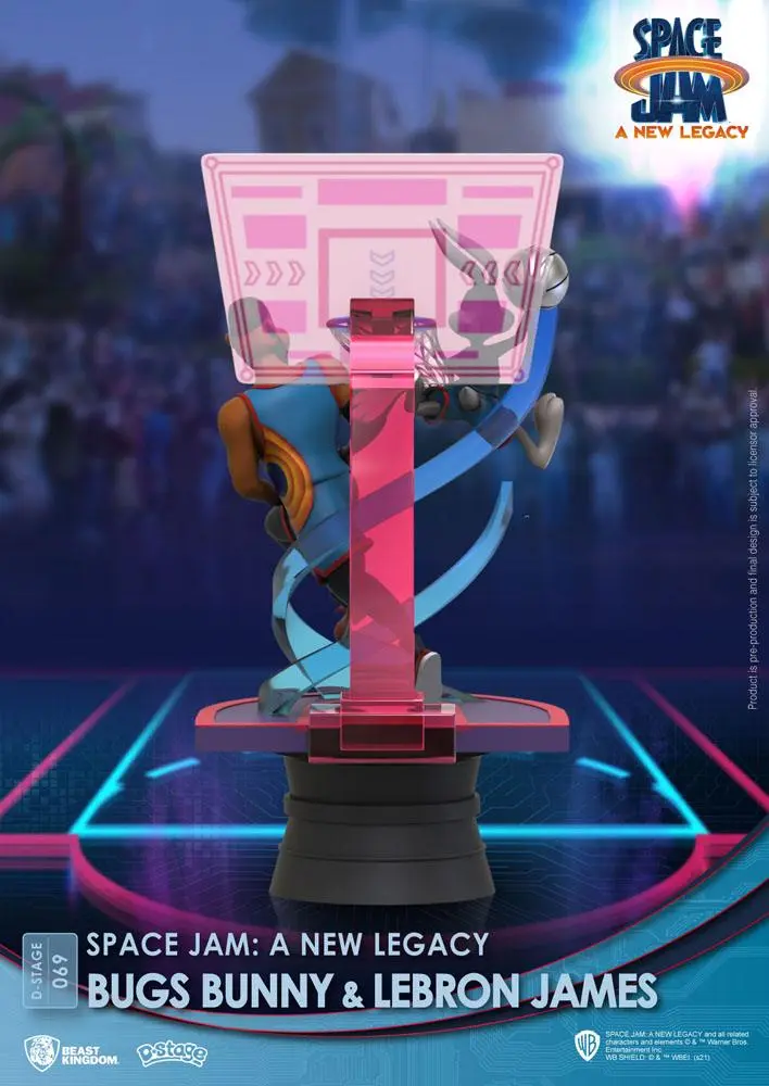 Space Jam: A New Legacy D-Stage PVC Diorama Bugs Bunny & Lebron James New Version 15 cm termékfotó