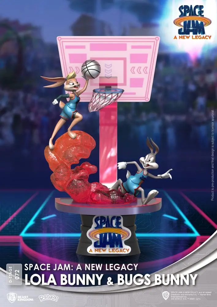 Space Jam: A New Legacy D-Stage PVC Diorama Lola Bunny &amp; Bugs Bunny Standard Ver. 15 cm product photo