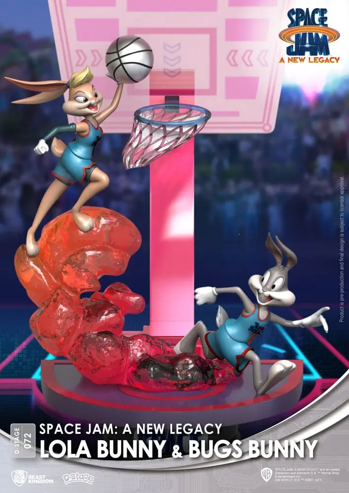 Space Jam: A New Legacy D-Stage PVC Diorama Lola Bunny &amp; Bugs Bunny Standard Ver. 15 cm product photo