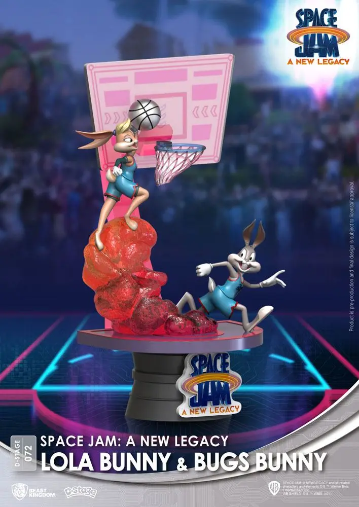 Space Jam: A New Legacy D-Stage PVC Diorama Lola Bunny &amp; Bugs Bunny Standard Ver. 15 cm product photo