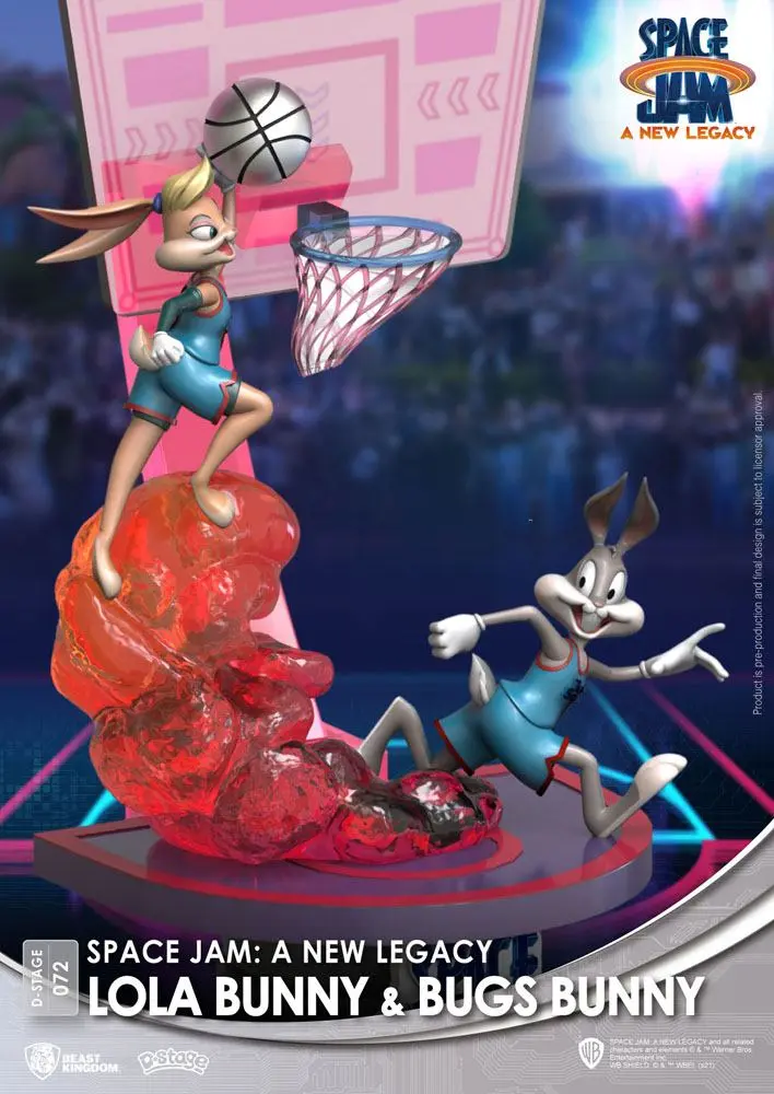 Space Jam: A New Legacy D-Stage PVC Diorama Lola Bunny &amp; Bugs Bunny Standard Ver. 15 cm product photo