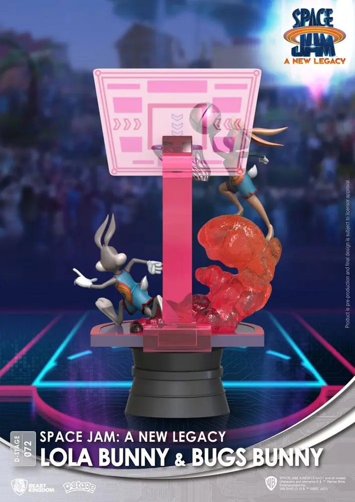 Space Jam: A New Legacy D-Stage PVC Diorama Lola Bunny &amp; Bugs Bunny Standard Ver. 15 cm product photo