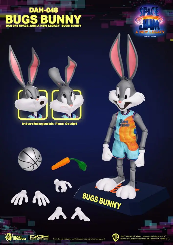Space Jam: A New Legacy Dynamic 8ction Heroes Action Figure 1/9 Bugs Bunny 16 cm product photo