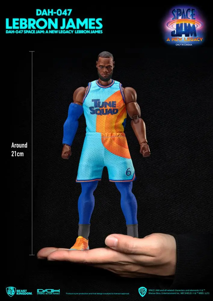 Space Jam: A New Legacy Dynamic 8ction Heroes Action Figure 1/9 LeBron James 20 cm termékfotó