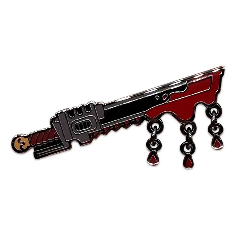 Space Marine 2 Pin Badge Chainsword  5 cm  product photo