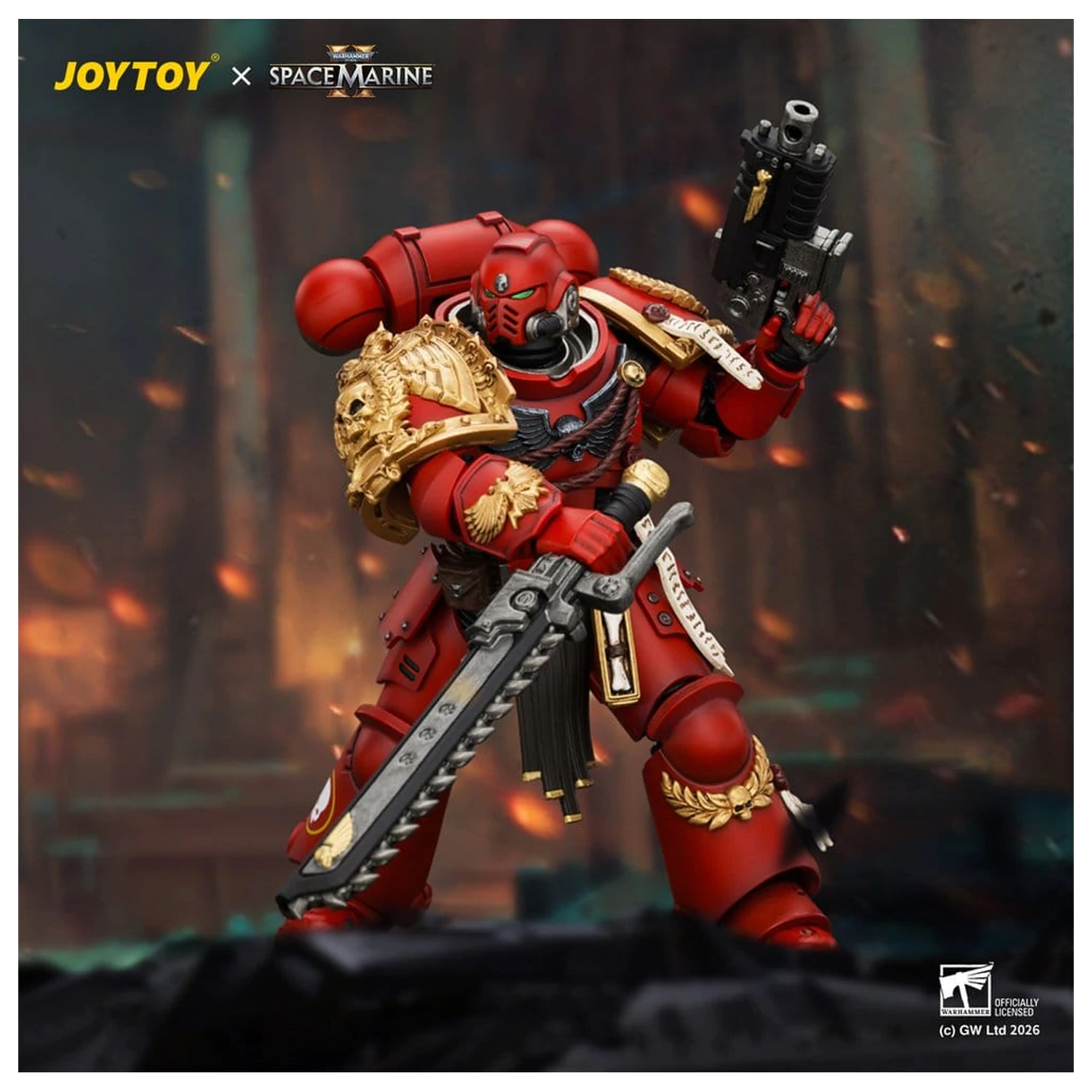 Space Marine Game Edition Action Figure Blood Angels Veteran 12 cm product photo