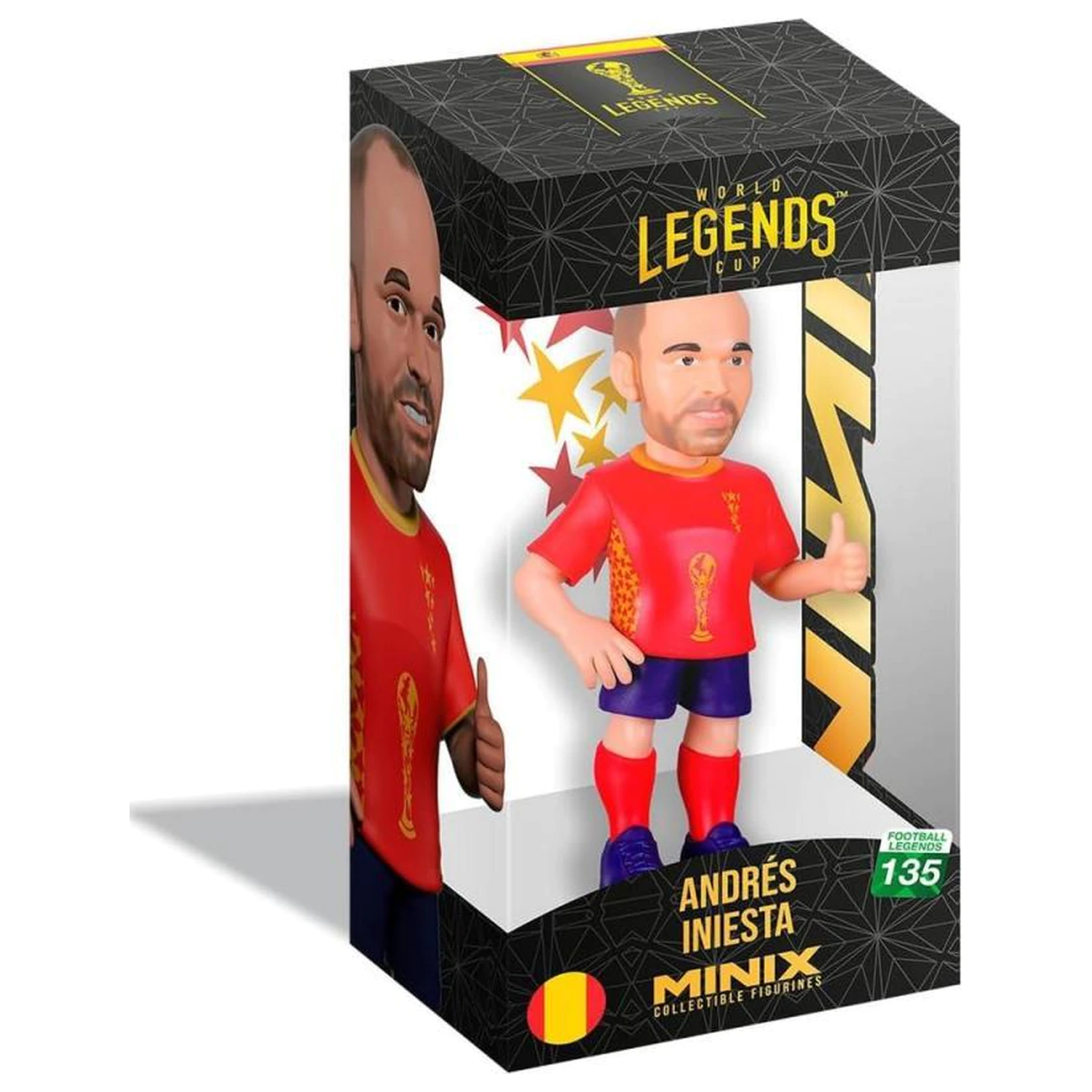 SPAIN Iniesta Figure Minix World Legends Cup 12cm product photo