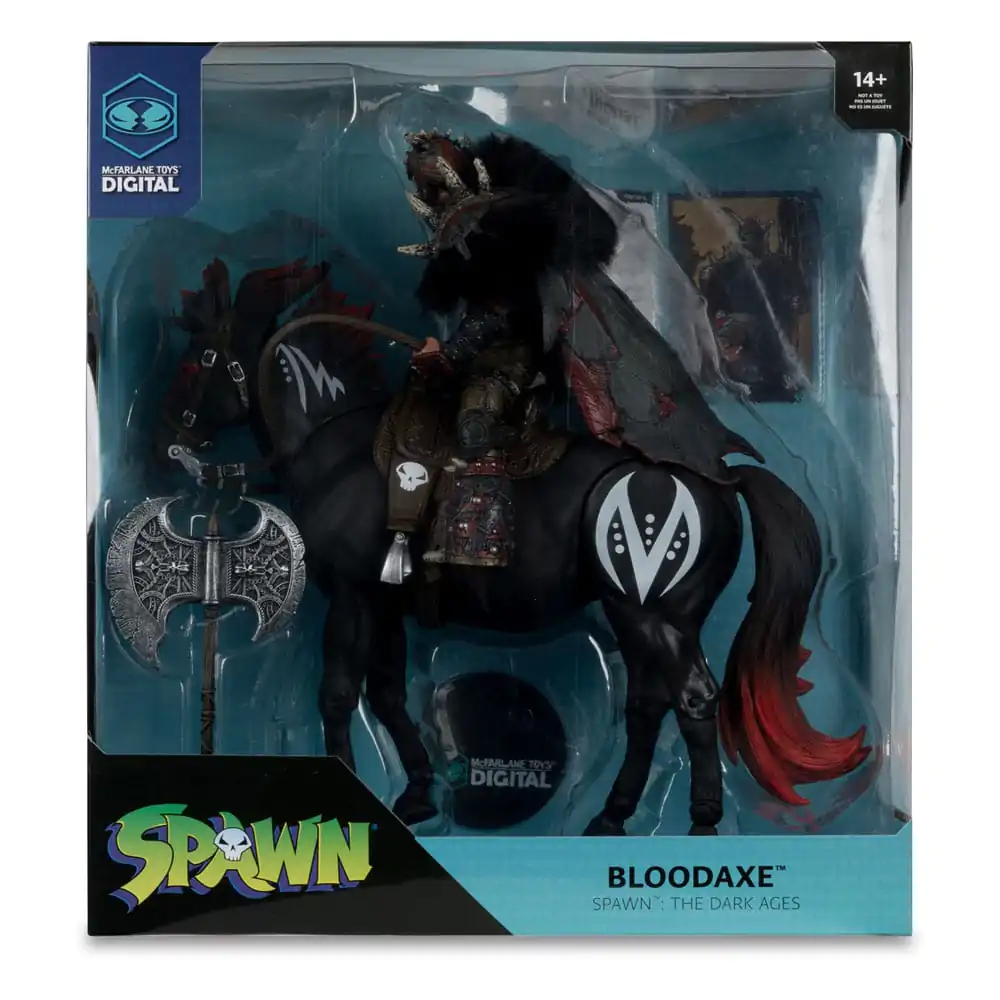 Spawn Action Figure 2-Pack Bloodaxe with Horse (Spawn: The Dark Ages) 18 cm product photo