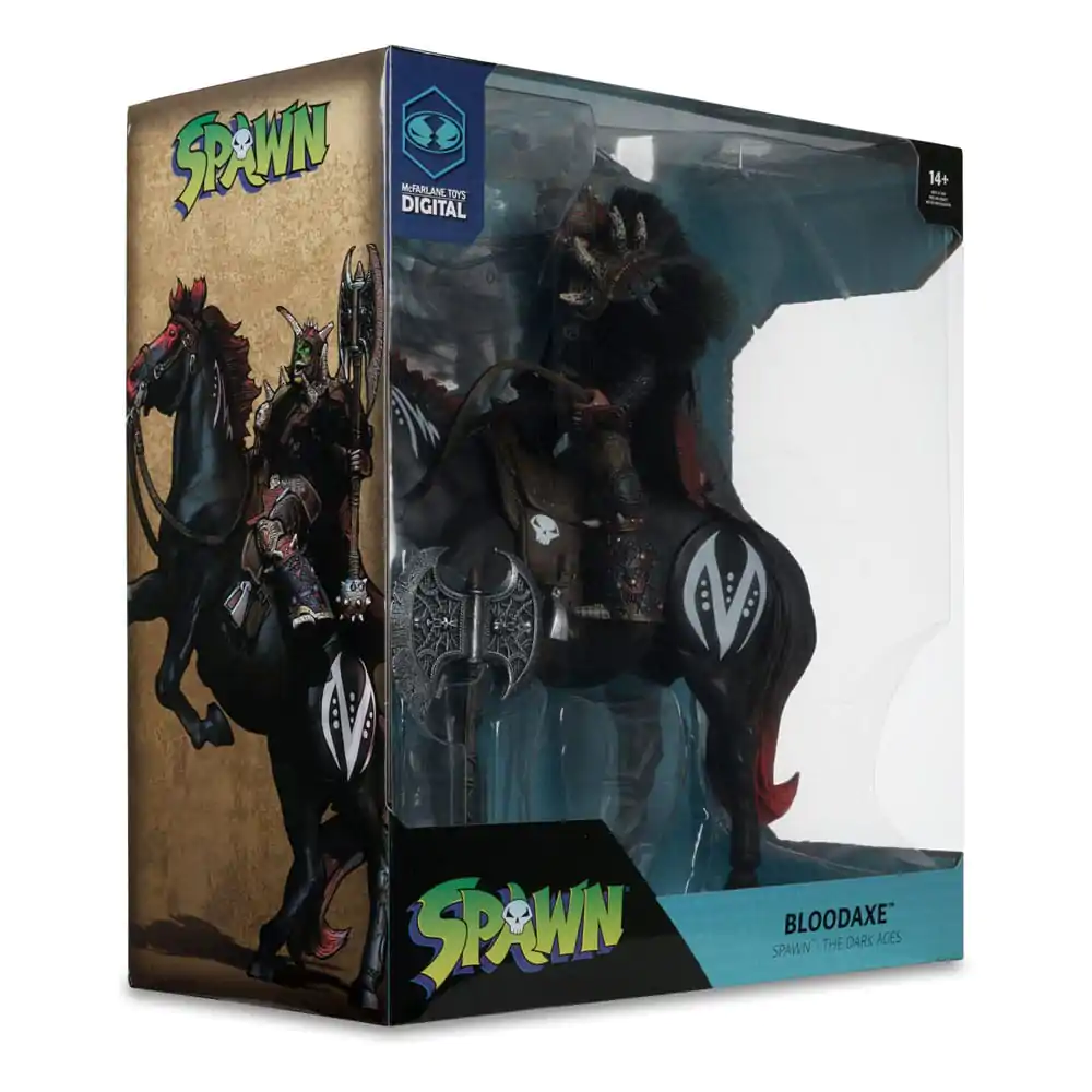 Spawn Action Figure 2-Pack Bloodaxe with Horse (Spawn: The Dark Ages) 18 cm product photo