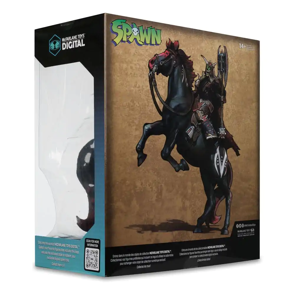 Spawn Action Figure 2-Pack Bloodaxe with Horse (Spawn: The Dark Ages) 18 cm product photo