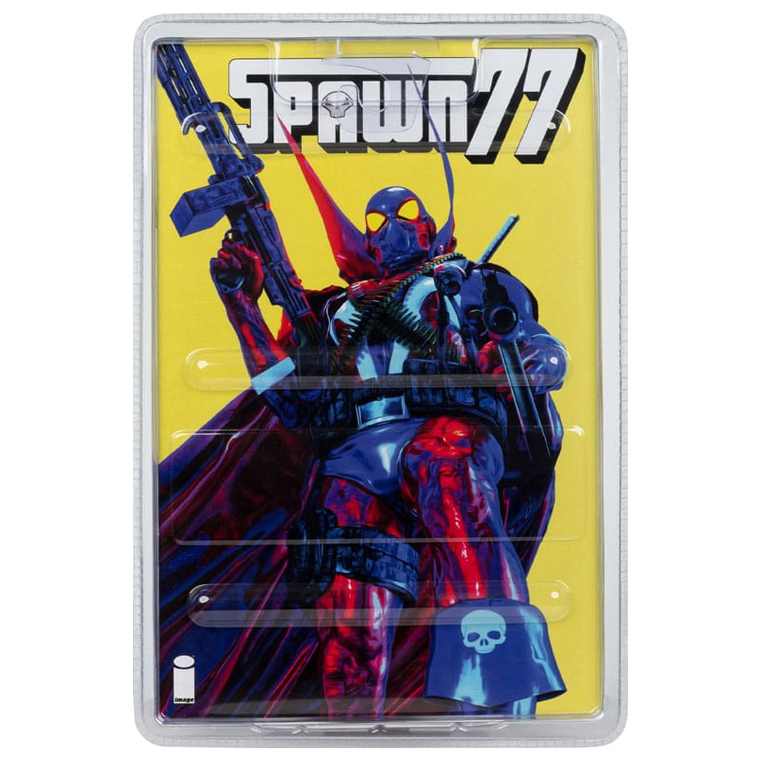 Spawn Page Punchers Action Figure Spawn 1977 Red and Blue (Chase) Red Platinum Edition 18 cm  product photo