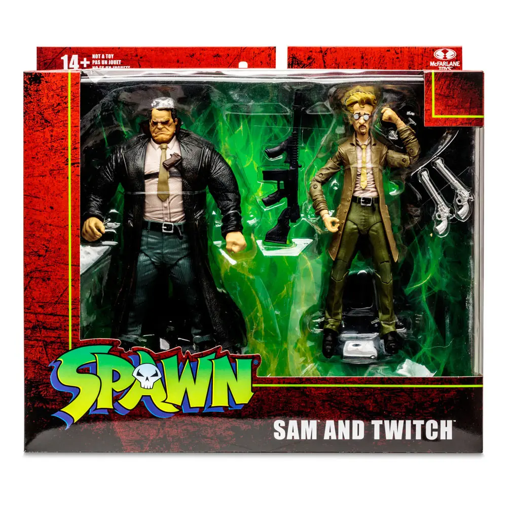 Spawn Action Figure Sam &amp; Twitch Deluxe Set 18 cm product photo