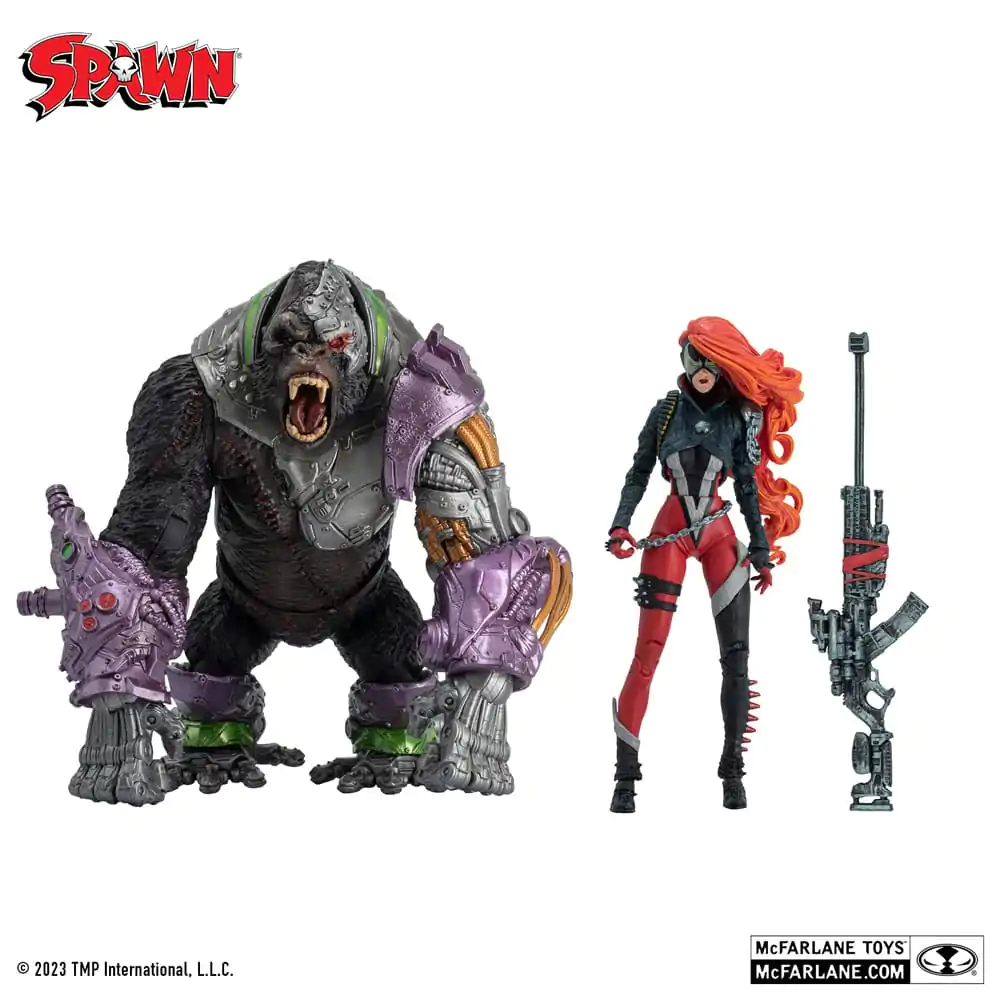 Spawn Action Figures Pack of 2 She Spawn & Cygor (Gold Label) 18 cm termékfotó