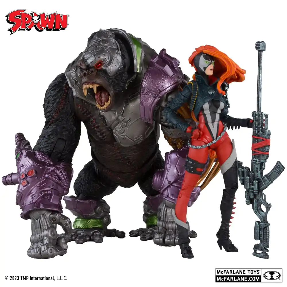 Spawn Action Figures Pack of 2 She Spawn & Cygor (Gold Label) 18 cm termékfotó