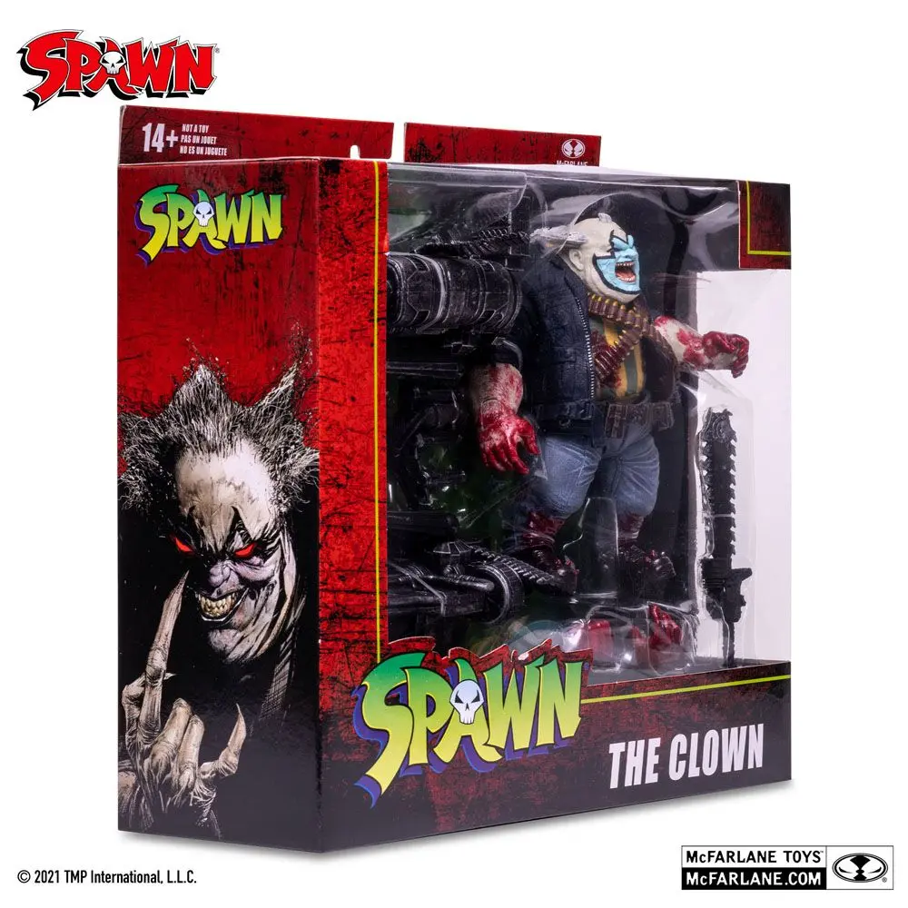 Spawn Action Figure The Clown (Bloody) Deluxe Set 18 cm product photo