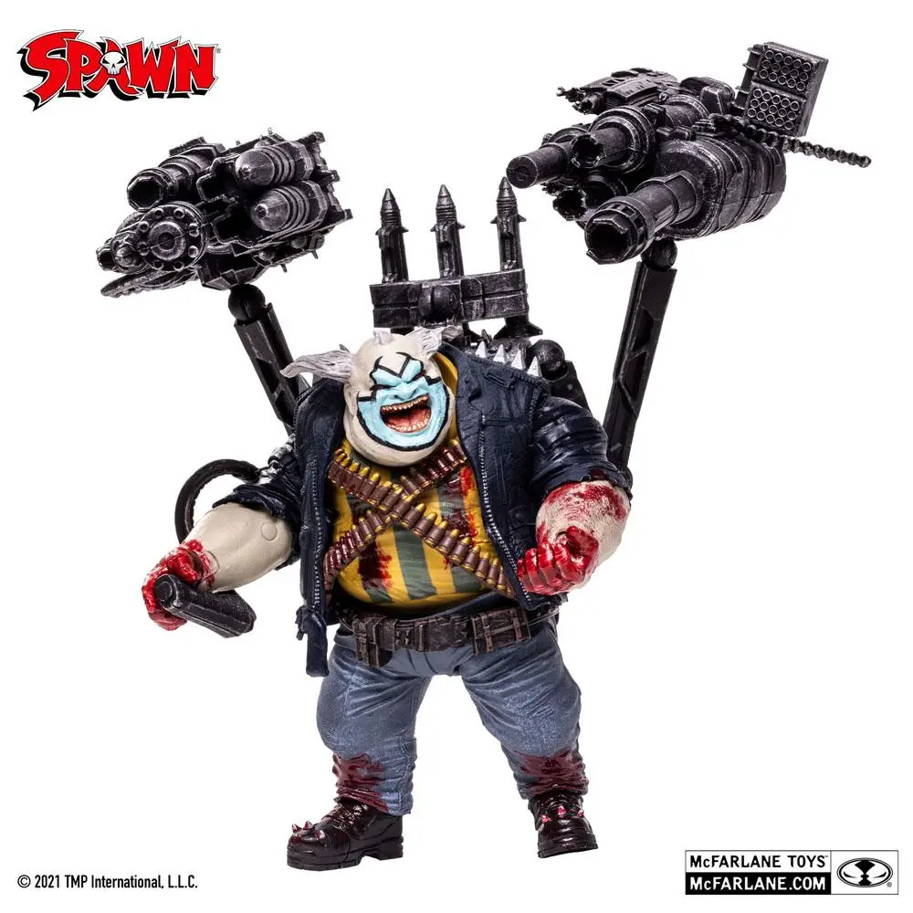 Spawn Action Figure The Clown (Bloody) Deluxe Set 18 cm product photo