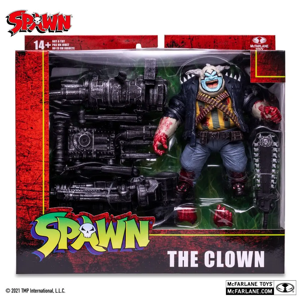 Spawn Action Figure The Clown (Bloody) Deluxe Set 18 cm product photo