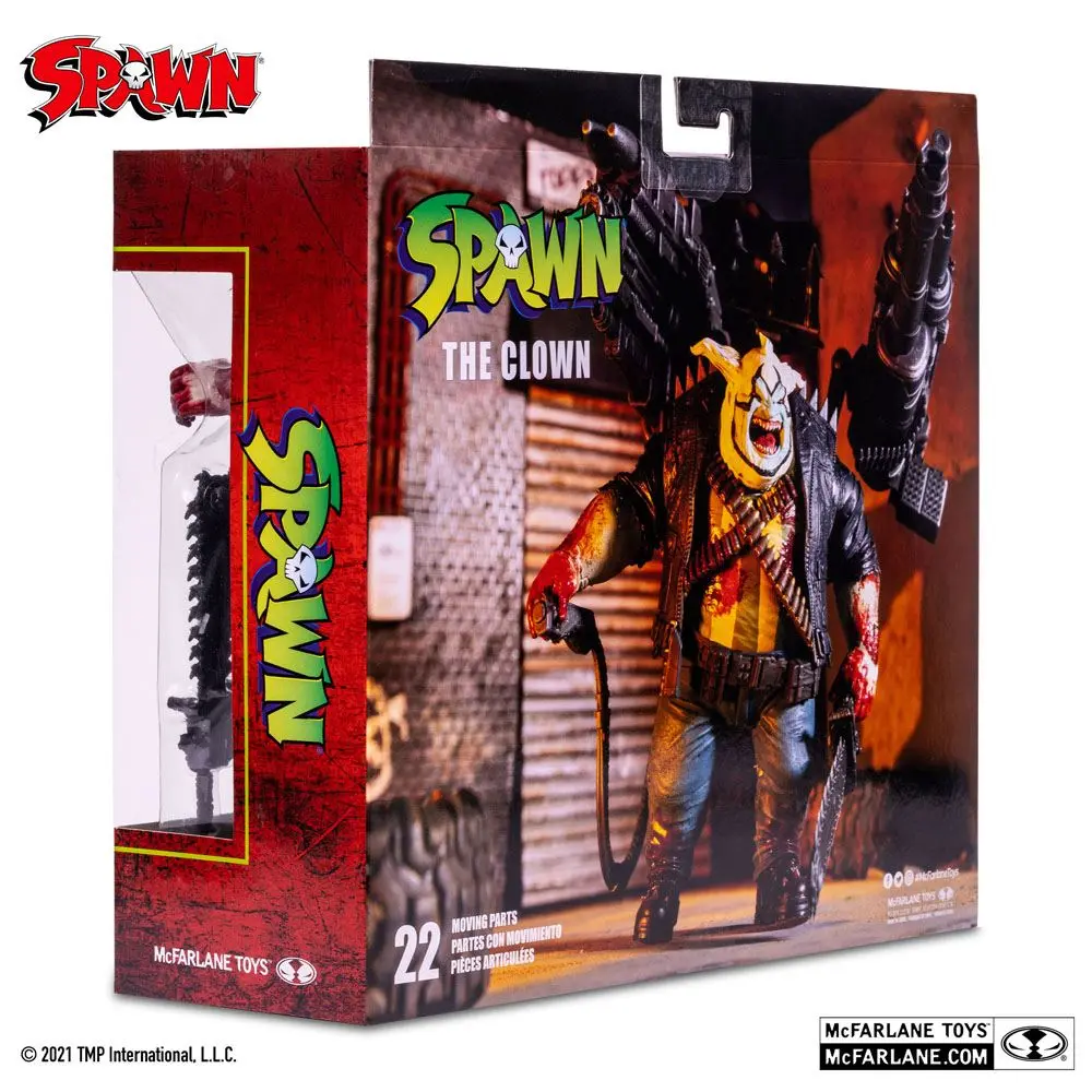 Spawn Action Figure The Clown (Bloody) Deluxe Set 18 cm product photo