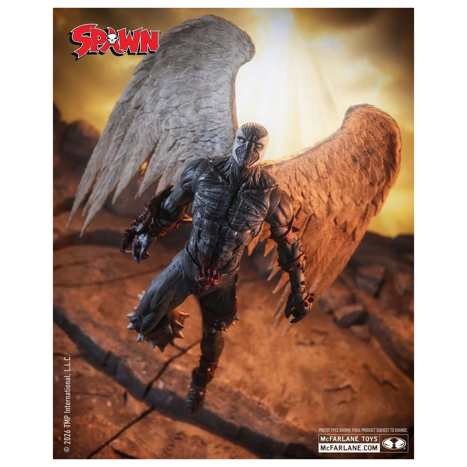 Spawn Toy Action Figure Wings of Redemption Spawn 23 cm product photo