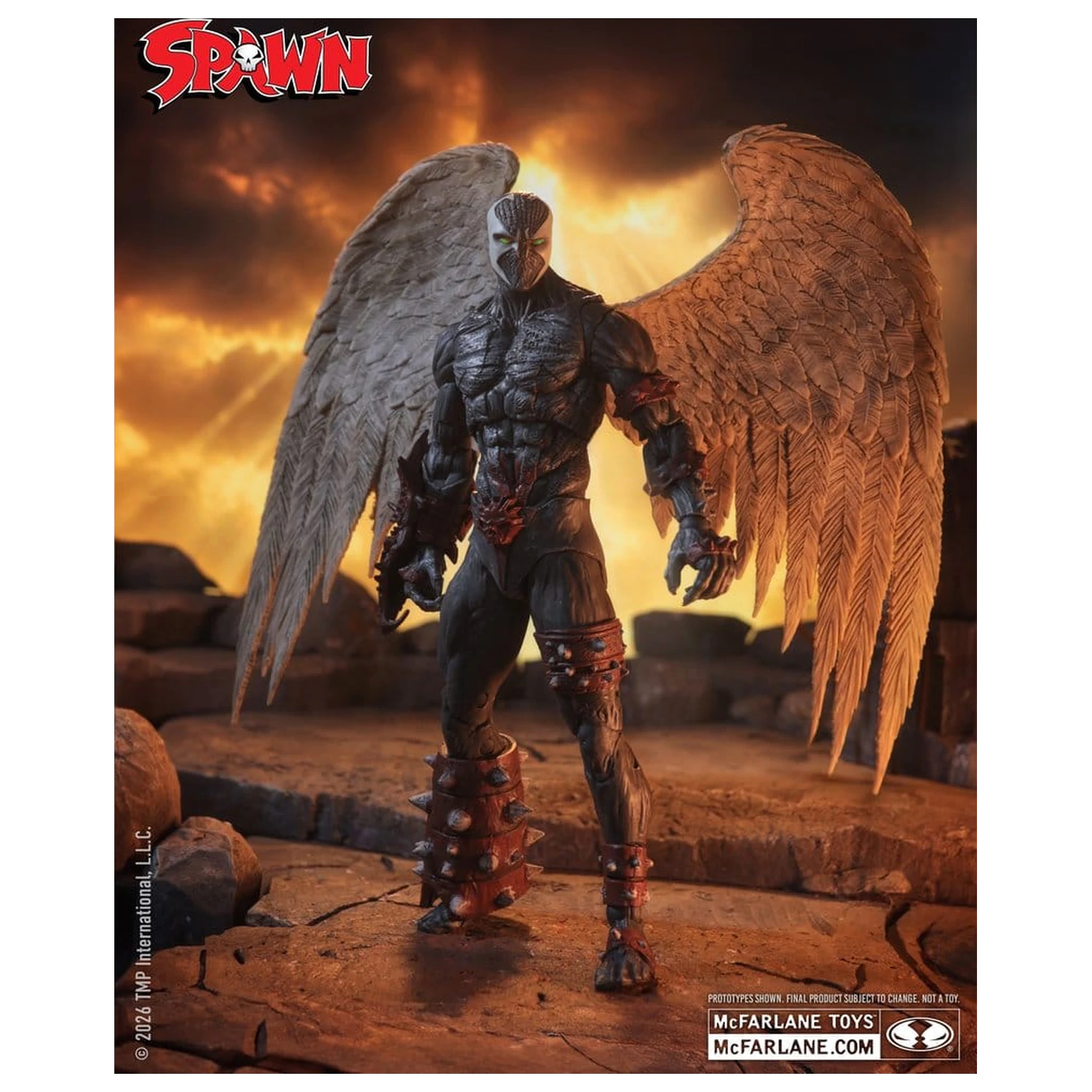 Spawn Toy Action Figure Wings of Redemption Spawn 23 cm product photo