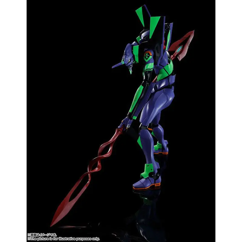 Evangelion 3.0+1.0 DYNACTION Action Figure Test Type-01 + Spear of Cassius (Renewal Color Ed.) 40 cm product photo