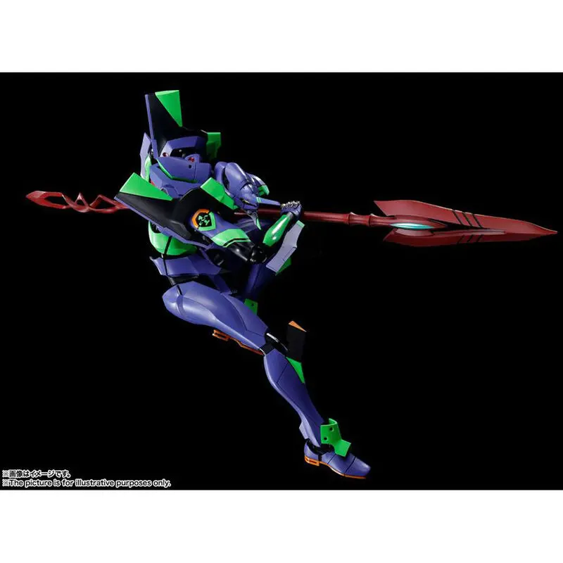 Evangelion 3.0+1.0 DYNACTION Action Figure Test Type-01 + Spear of Cassius (Renewal Color Ed.) 40 cm product photo