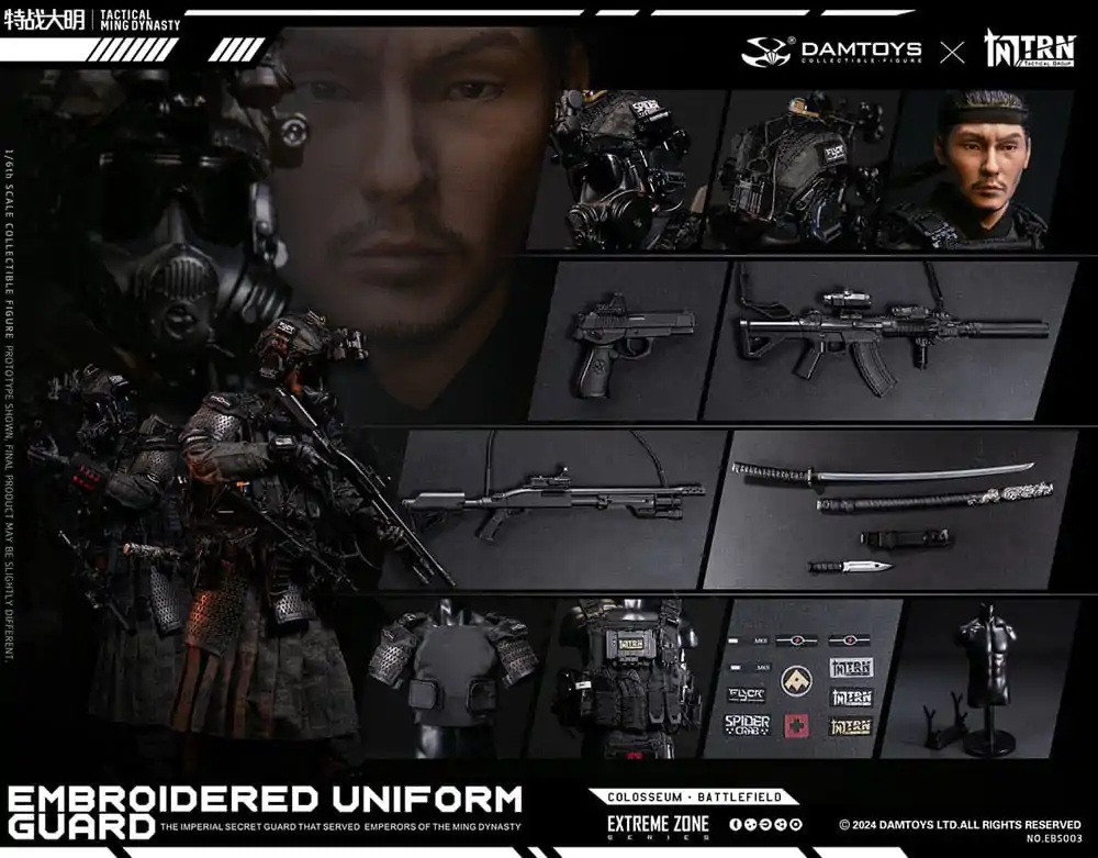 Special Warfare Ming Dynasty Extreme Zone Action Figure 1/6 Jinyiwei 28 cm product photo