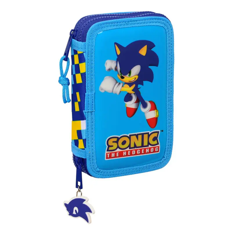 Speed Sonic The Hedgehog double pencil case 28pcs termékfotó