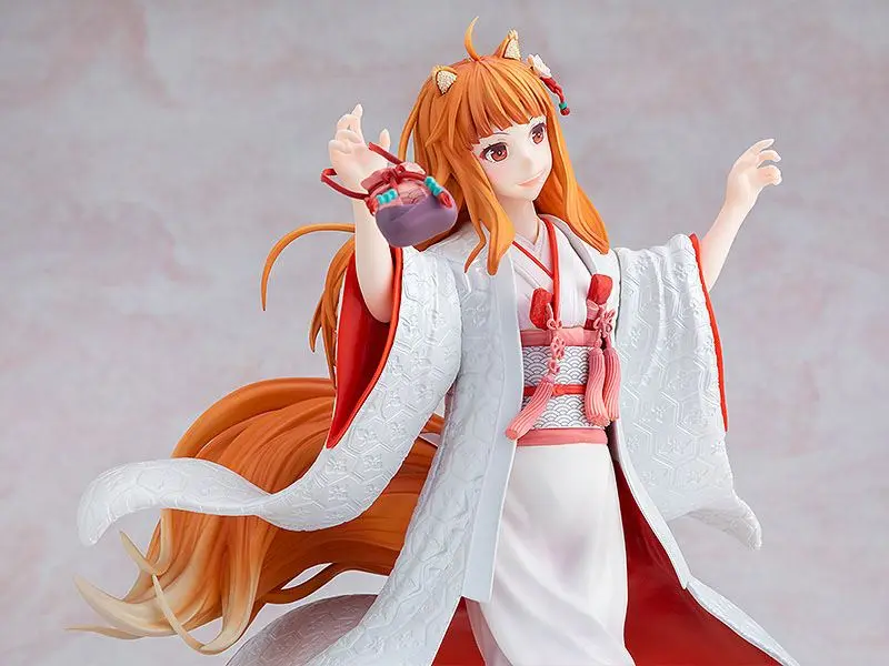 Spice and Wolf PVC Statue 1/7 Wise Wolf Holo Wedding Kimono Ver. 26 cm termékfotó