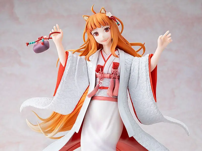 Spice and Wolf PVC Statue 1/7 Wise Wolf Holo Wedding Kimono Ver. 26 cm termékfotó