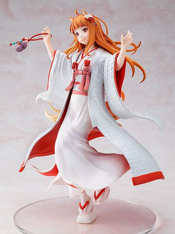 Spice and Wolf PVC Statue 1/7 Wise Wolf Holo Wedding Kimono Ver. 26 cm termékfotó