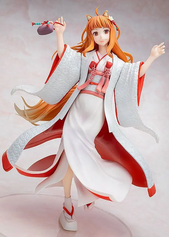 Spice and Wolf PVC Statue 1/7 Wise Wolf Holo Wedding Kimono Ver. 26 cm termékfotó