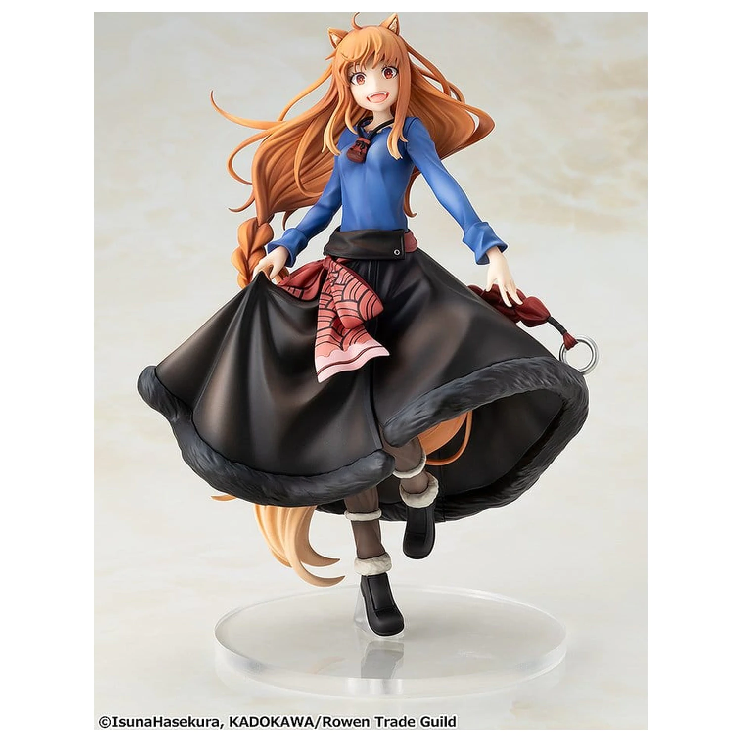Spice and Wolf: Merchant Meets the Wise Wolf KDcolle PVC Figure Holo illustration by Jyuu Ayakura 17 cm product photo