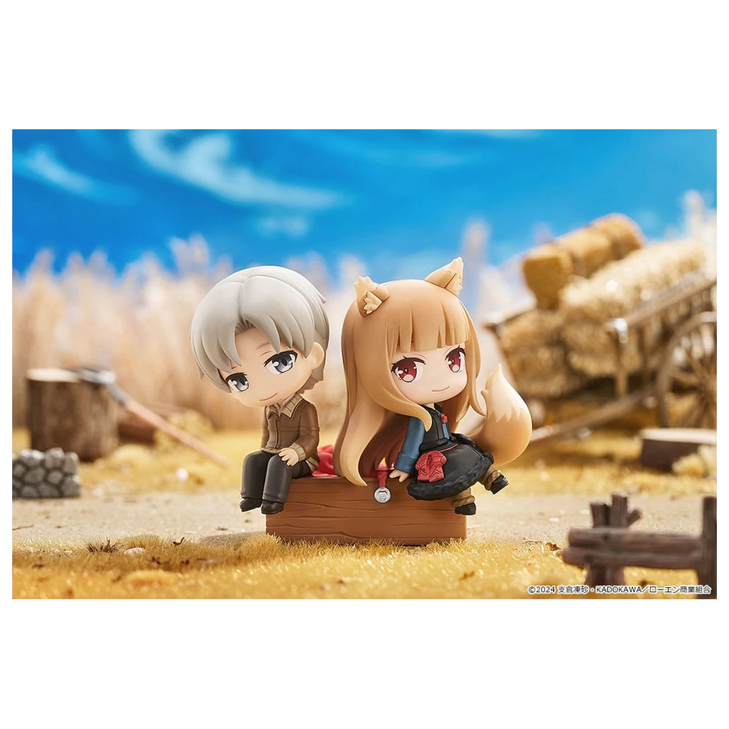 Spice and Wolf: Merchant Meets the Wise Wolf Mini Memory Mini Figure Lawrence & Holo 8 cm product photo