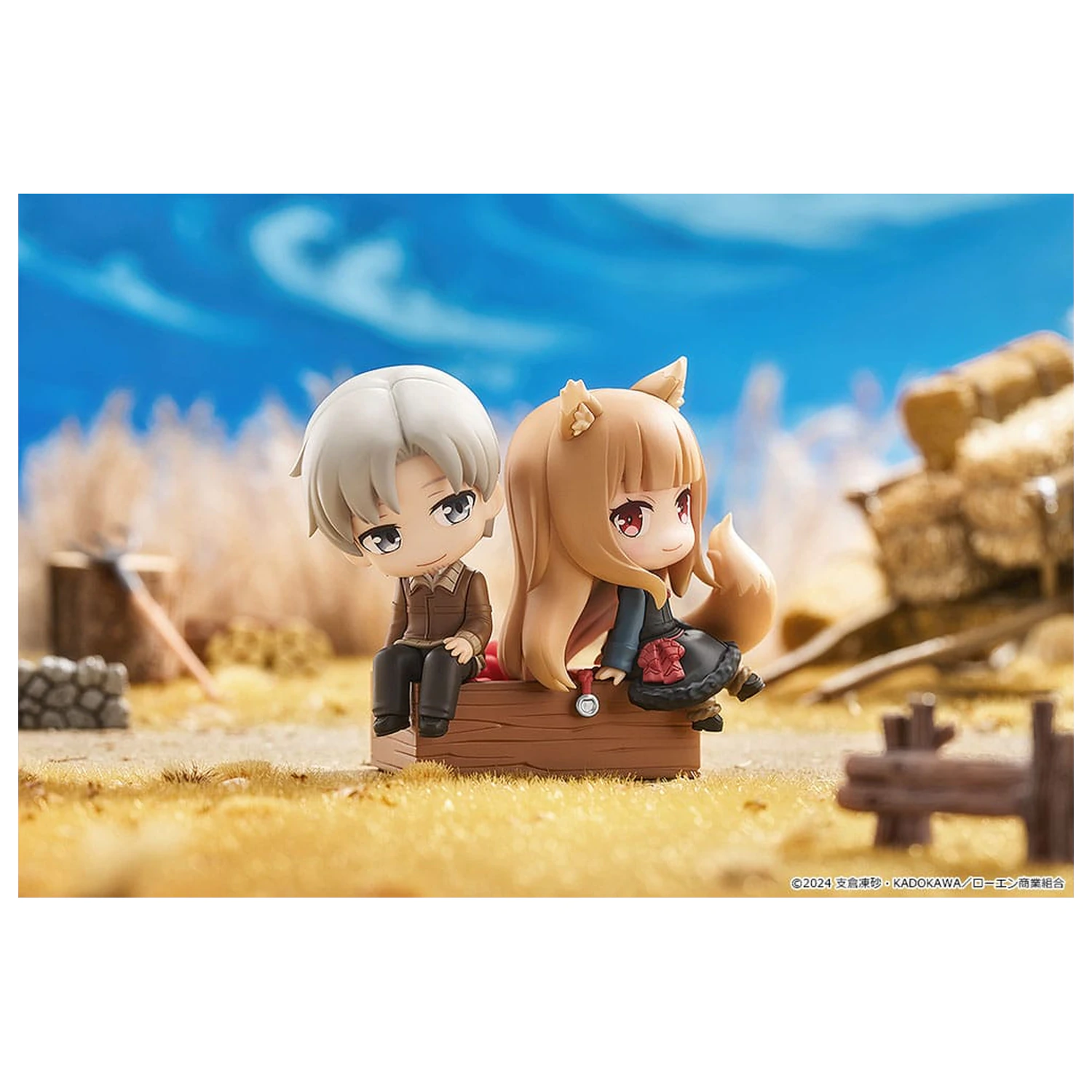 Spice and Wolf: Merchant Meets the Wise Wolf Mini Memory Mini Figure Lawrence & Holo 8 cm product photo