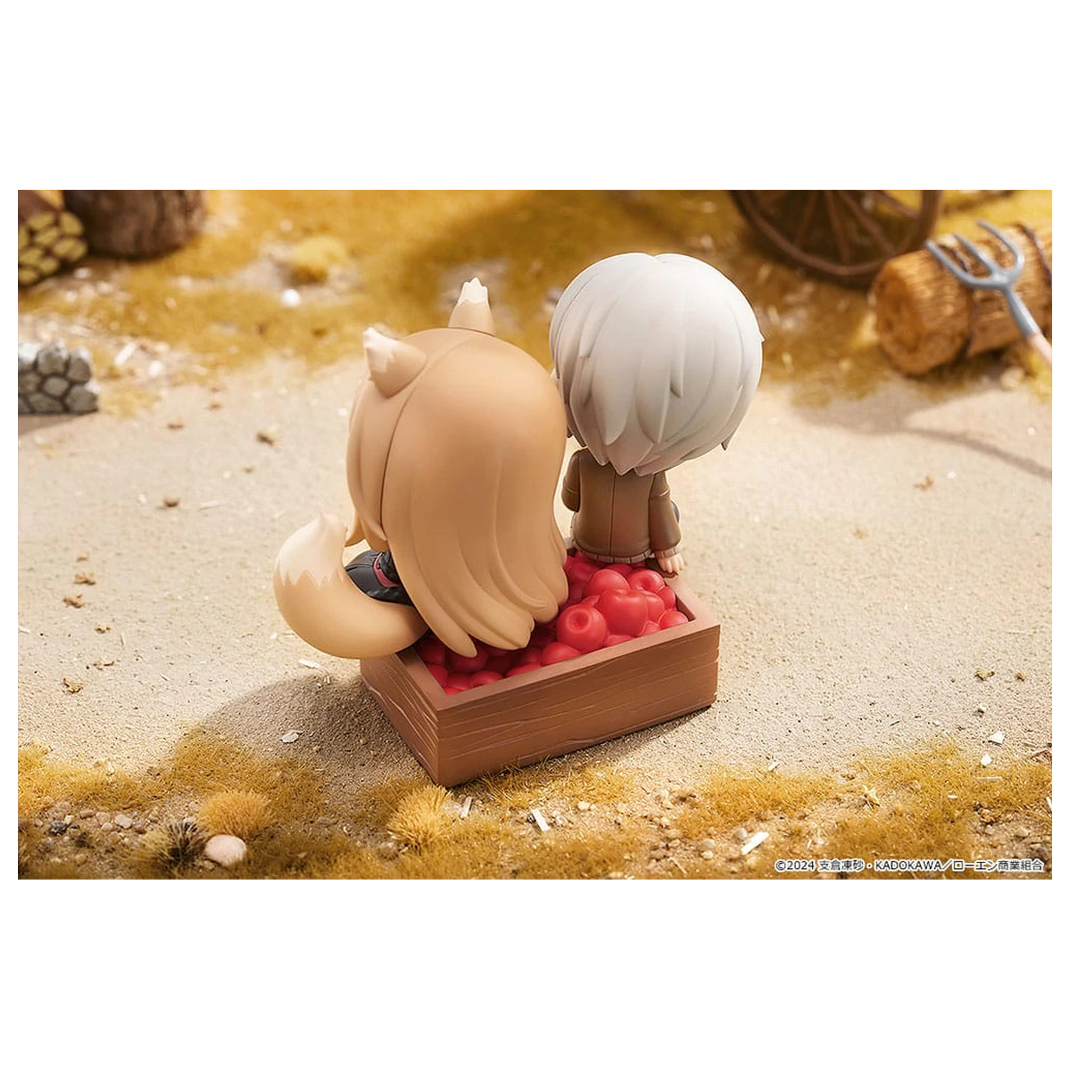 Spice and Wolf: Merchant Meets the Wise Wolf Mini Memory Mini Figure Lawrence & Holo 8 cm product photo