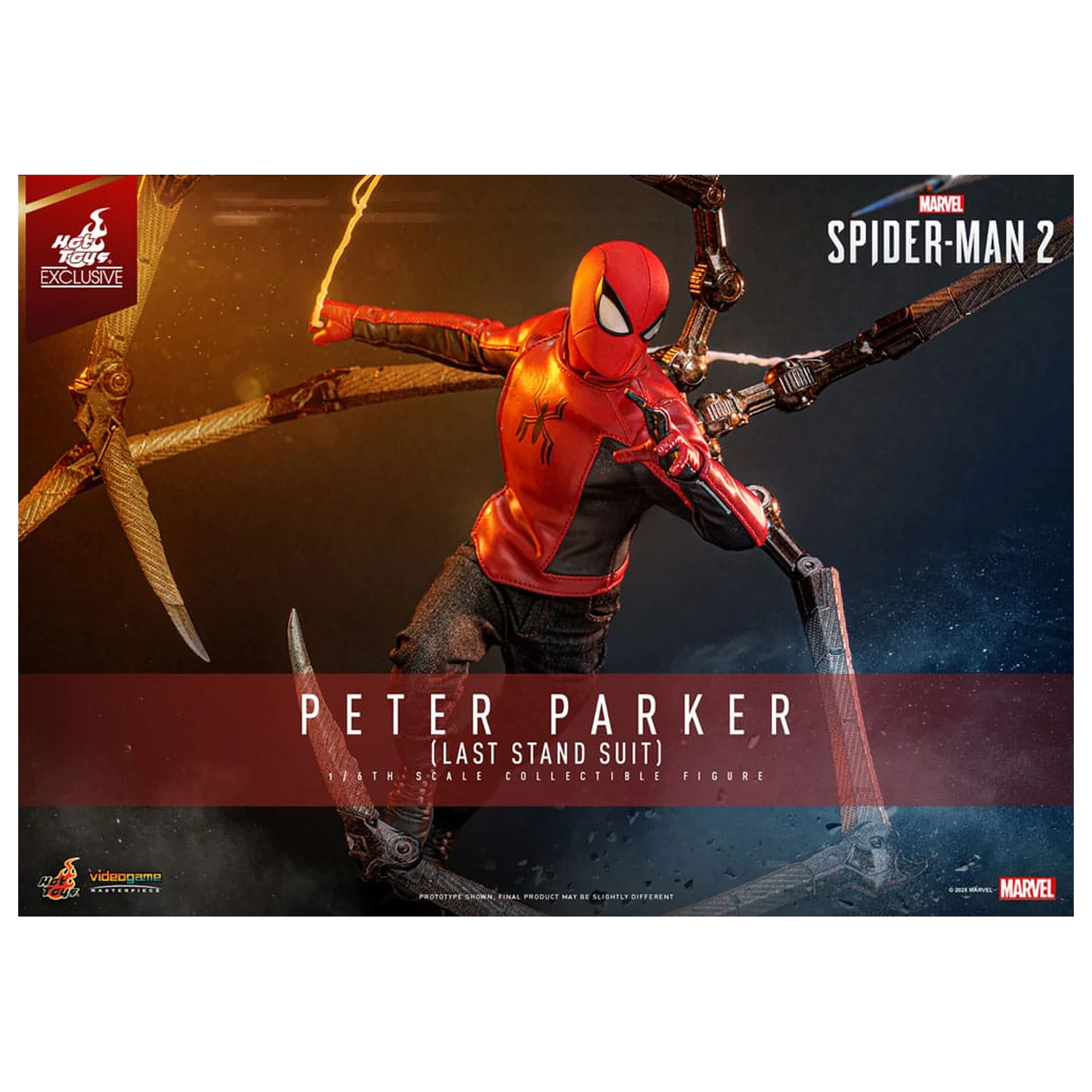 Spider-Man 2 Action Figure 1/6 Peter Parker (Last Stand Suit) Hot Toys Exclusive 30 cm product photo