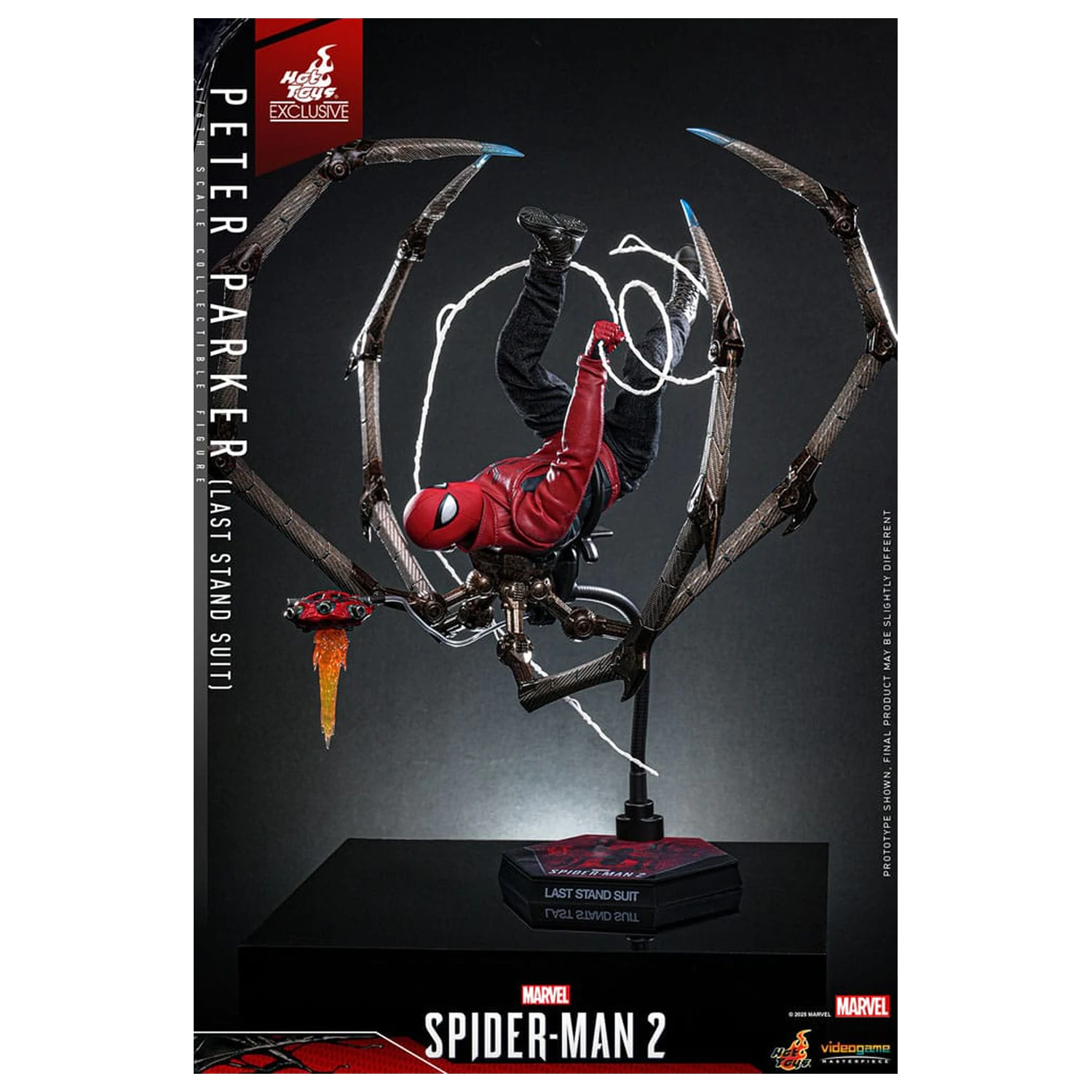 Spider-Man 2 Action Figure 1/6 Peter Parker (Last Stand Suit) Hot Toys Exclusive 30 cm product photo
