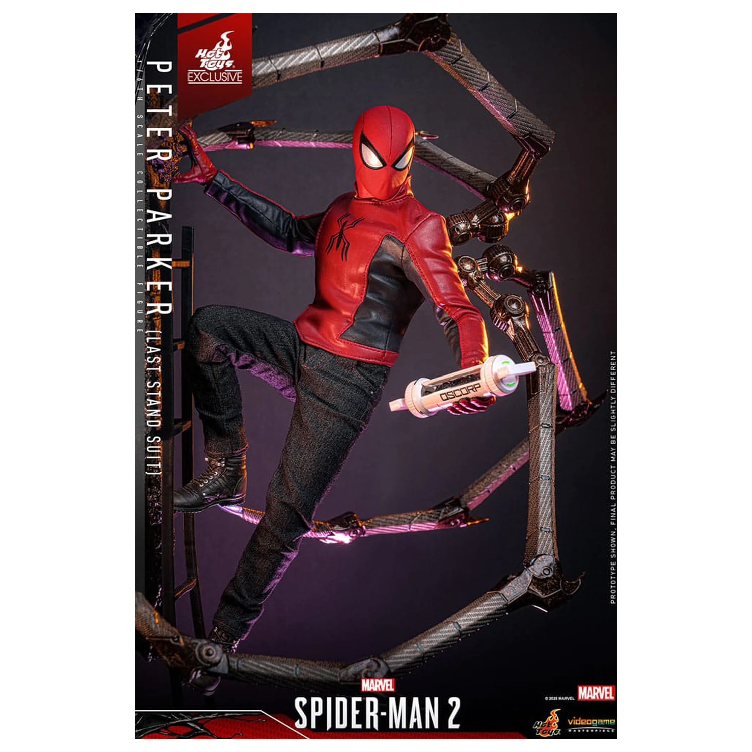 Spider-Man 2 Action Figure 1/6 Peter Parker (Last Stand Suit) Hot Toys Exclusive 30 cm product photo