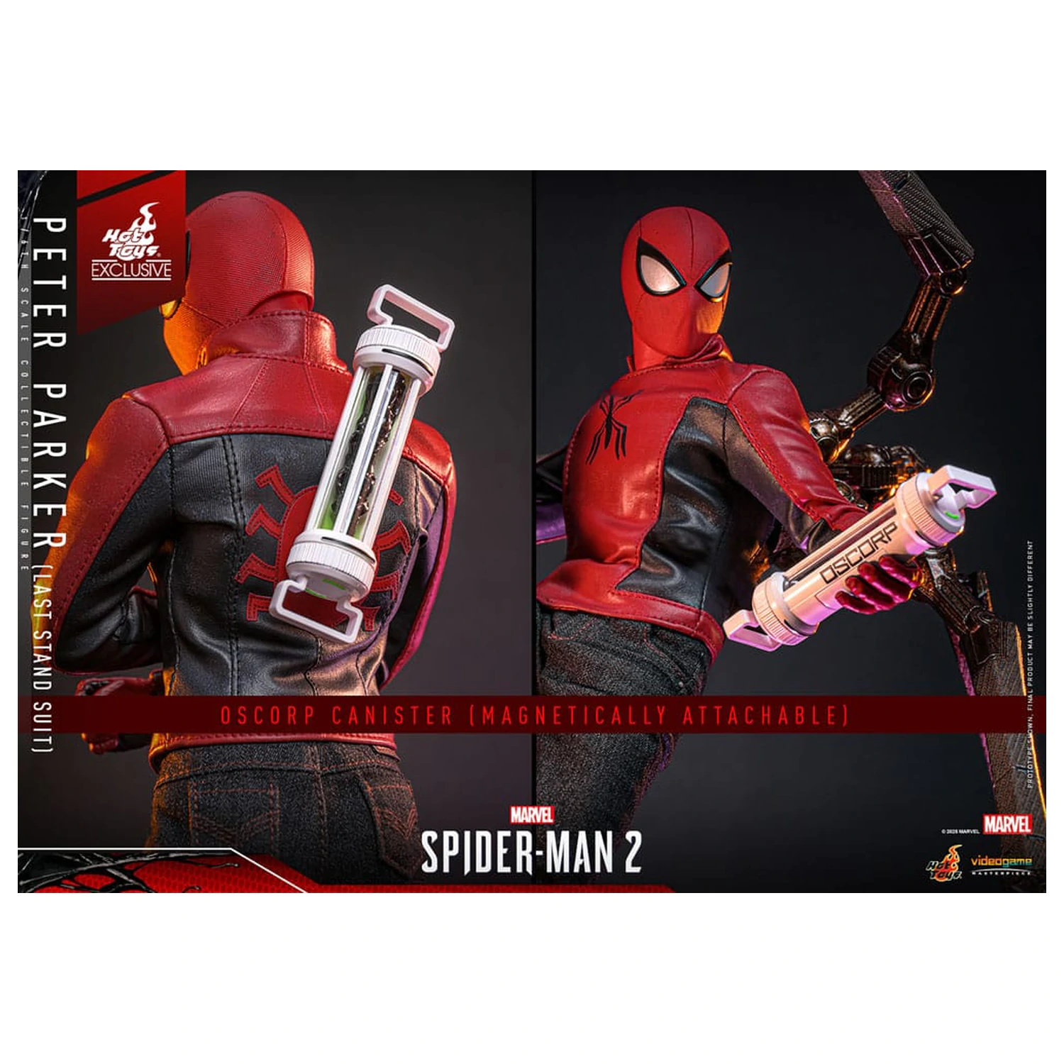 Spider-Man 2 Action Figure 1/6 Peter Parker (Last Stand Suit) Hot Toys Exclusive 30 cm product photo