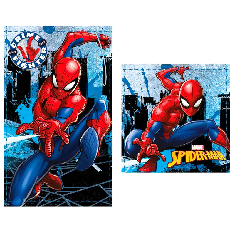 Marvel Spiderman set 2 cotton towels product photo