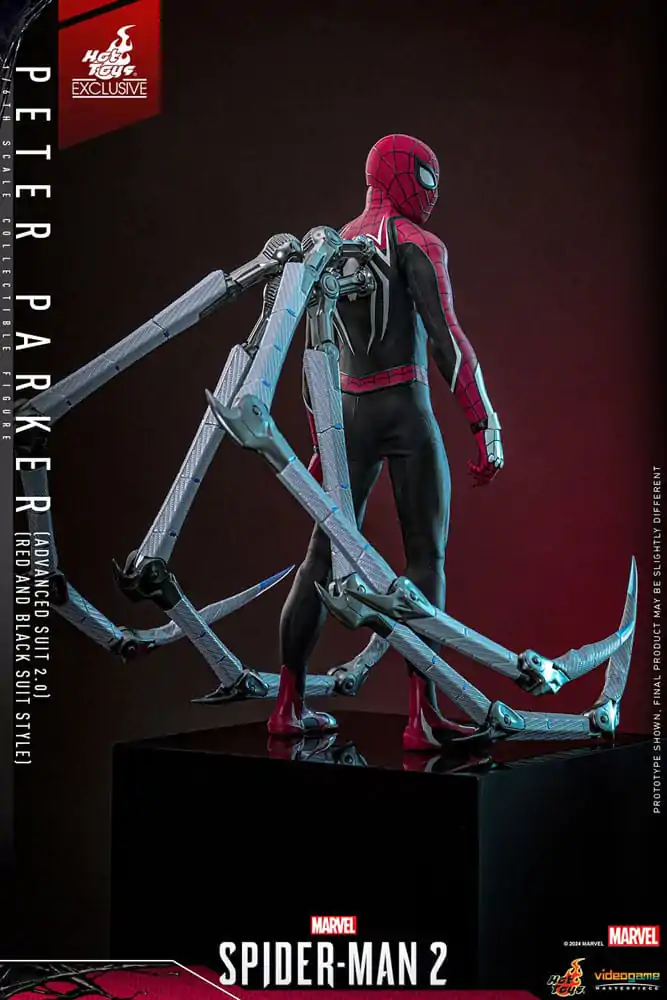 Spider-Man 2 Video Game Masterpiece Action Figure 1/6 Peter Parker (Advanced Suit 2.0) (Red and Black Suit Style) 30 cm product photo