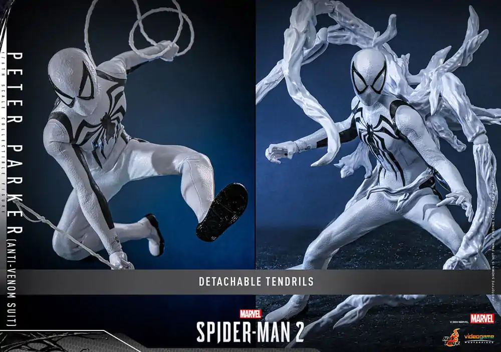 Spider-Man 2 Video Game Masterpiece Action Figure 1/6 Peter Parker (Anti-Venom Suit) 30 cm product photo