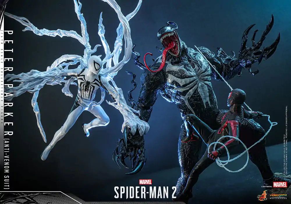 Spider-Man 2 Video Game Masterpiece Action Figure 1/6 Peter Parker (Anti-Venom Suit) 30 cm product photo